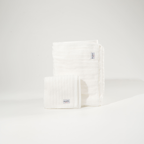 Daily Reset Towel Set | ผ้าเช็ดตัว 100% Cotton ผืนใหญ่ + ผืนเล็ก