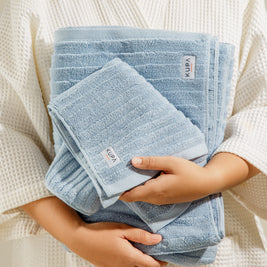 Daily Reset Towel Set | ผ้าเช็ดตัว 100% Cotton ผืนใหญ่ + ผืนเล็ก